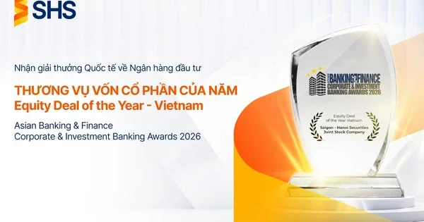 SHS nhận giải Asian Banking & Finance Awards 2026, khẳng định dấu ấn Investment Banking