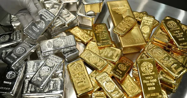 Loạt cá mập mạnh tay “bắt đáy” vàng, bạc sau nhịp giảm sâu