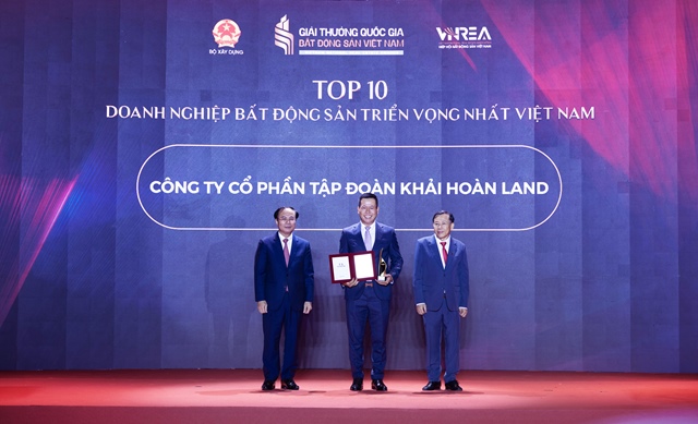 Khải Hoàn Land Consolidates its Position through Prestigious National Award