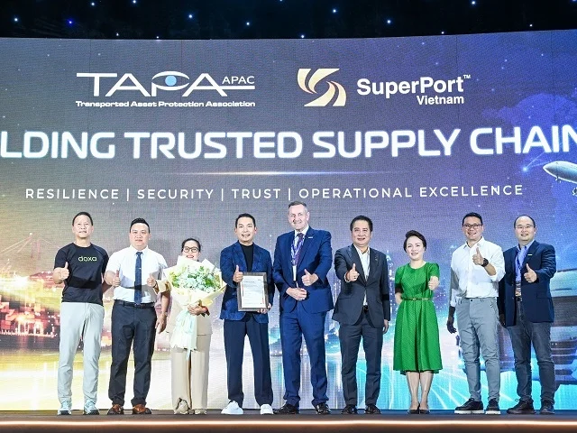 Việt Nam Superport® của Bầu Hiển đạt cấp độ an ninh cơ sở cao nhất theo tiêu chuẩn TAPA