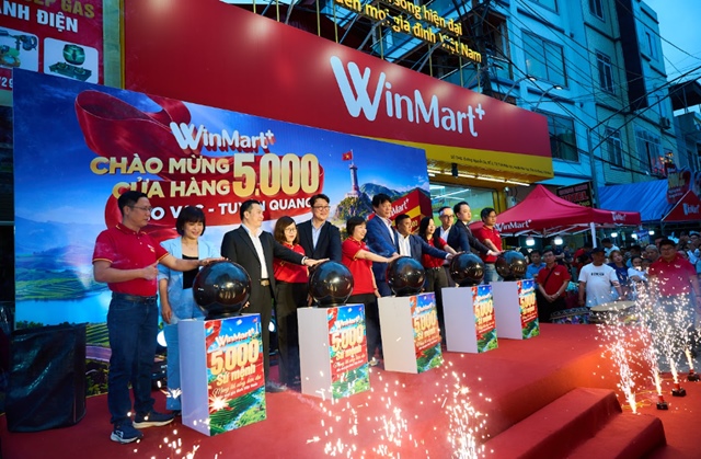 WinMart+ cán mốc 5,000 cửa hàng, tăng tốc hiện đại hóa hạ tầng bán lẻ Việt Nam