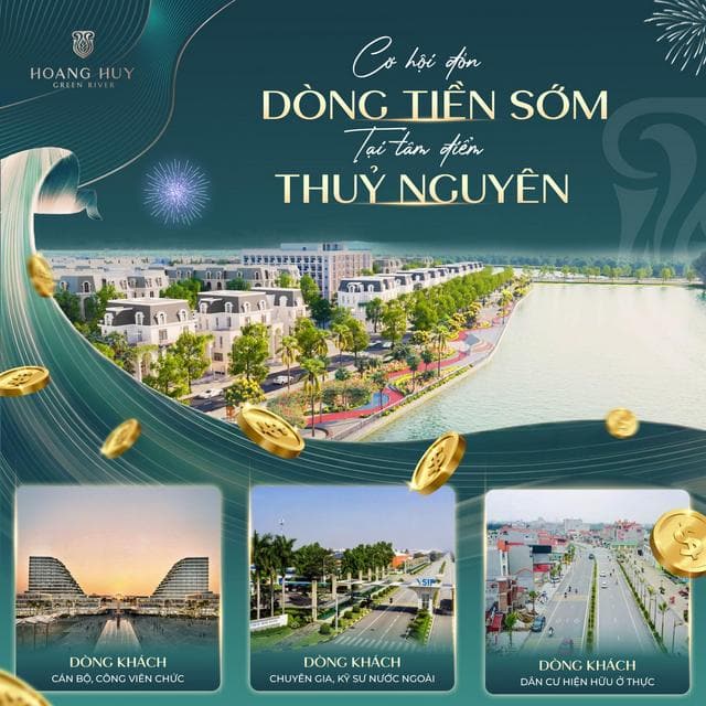 Hoàng Huy Green River: Cơ hội đón dòng tiền sớm tại tâm điểm Thủy Nguyên