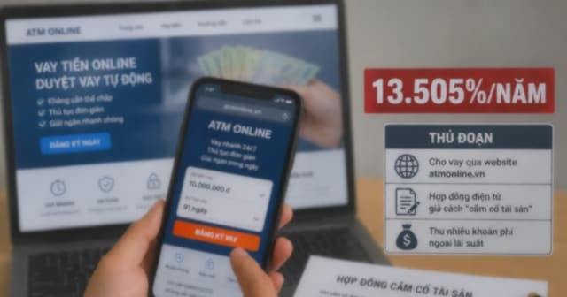 Ổ nhóm tín dụng đen lãi suất 13.500%/năm núp bóng dịch vụ cầm đồ