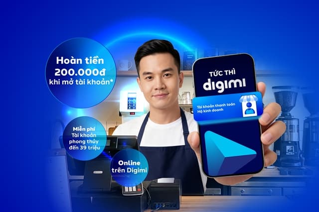 BVBank thúc đẩy giải pháp số hóa dành cho hộ kinh doanh với ưu đãi hoàn đến 200,000 đồng khi mở tài khoản hộ kinh doanh