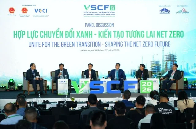 Chuyển đổi xanh ngành xây dựng: Từ cam kết đến hành động kiến tạo tương lai bền vững