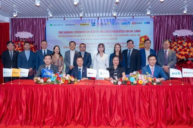 HDBank tiếp nhận khoản vay xã hội hợp vốn quốc tế lớn nhất lịch sử 721 triệu USD