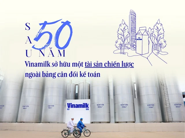 Sau 50 năm, Vinamilk sở hữu một tài sản chiến lược ngoài bảng cân đối kế toán