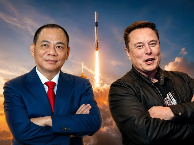 VinSpace của tỷ phú Phạm Nhật Vượng thuê SpaceX của Elon Musk phóng vệ tinh