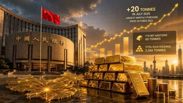 Trung Quốc có tháng mua vàng mạnh nhất trong gần 3 năm