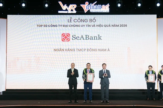 SeABank được vinh danh trong 2 bảng xếp hạng uy tín nhờ năng lực tài chính và quản trị vững mạnh