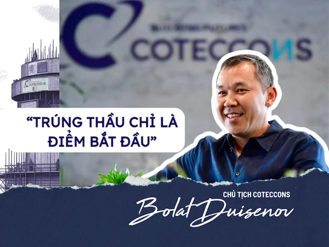 Chủ tịch Bolat Duisenov: “Với Coteccons, trúng thầu mới chỉ là điểm bắt đầu”