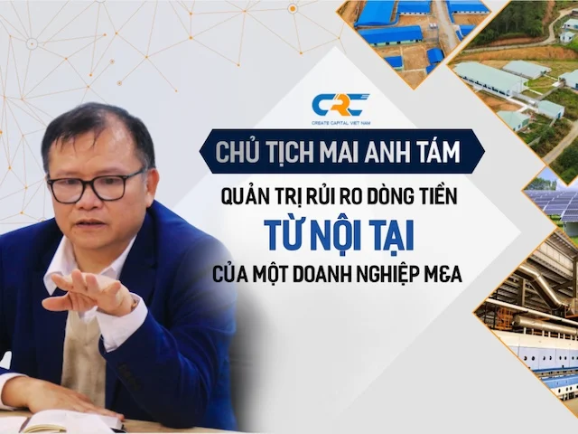 Chủ tịch CRC Mai Anh Tám: Quản trị rủi ro dòng tiền từ nội tại của một doanh nghiệp M&A