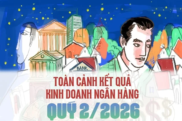 [Infographics] Toàn cảnh kết quả kinh doanh ngân hàng quý 2/2026