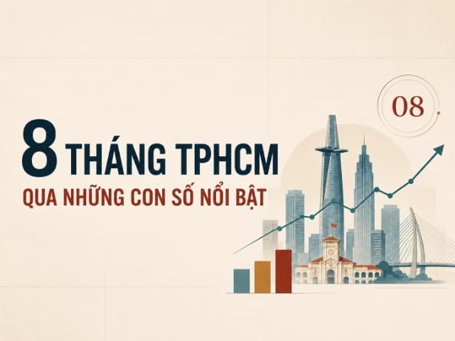 8 tháng TPHCM qua những con số nổi bật