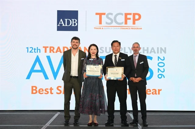 Giao dịch tài trợ thương mại của Eximbank được ADB vinh danh