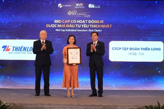 Tập đoàn Thiên Long được vinh danh về hoạt động quan hệ nhà đầu tư, cổ phiếu được chọn vào FTSE Global Equity Index Series