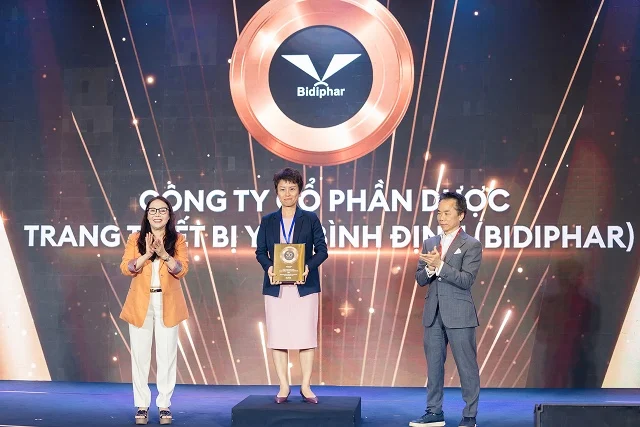 Bidiphar đạt top 50 công ty niêm yết tốt nhất việt nam 2026