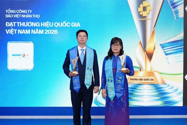 Bảo Việt được vinh danh Thương hiệu quốc gia ba kỳ liên tiếp